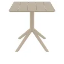 Table de terrasse CHR couleur taupe