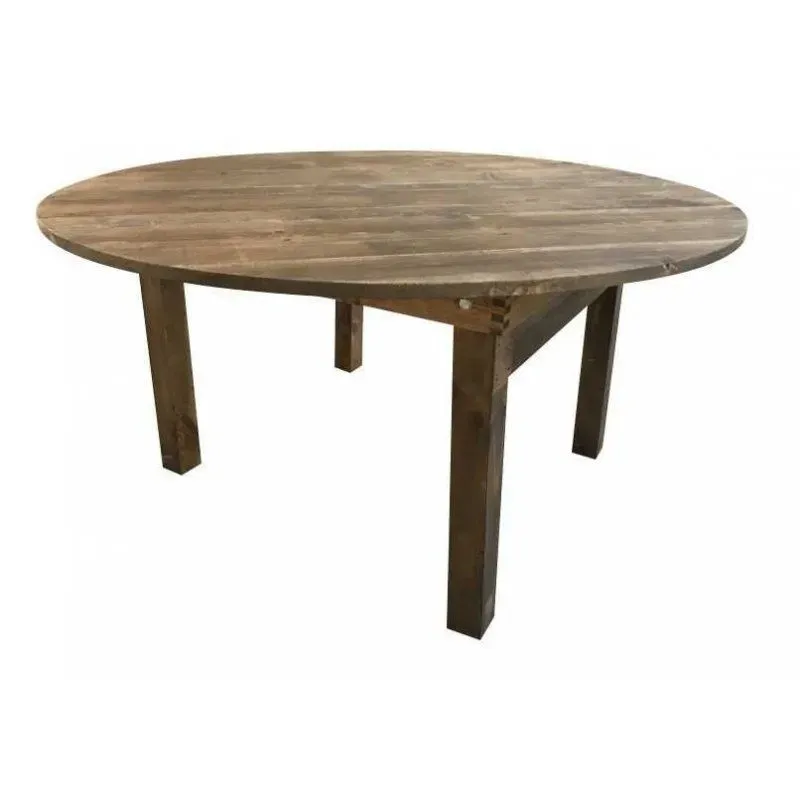 Table pour restaurant ronde en bois