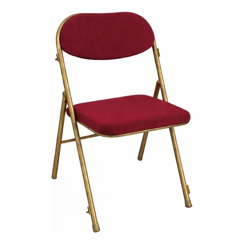 Chaise pliante en velours M2 Chaise pliante en velours M2