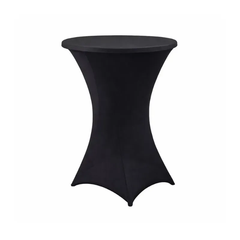 Housse noire extensible pour table haute