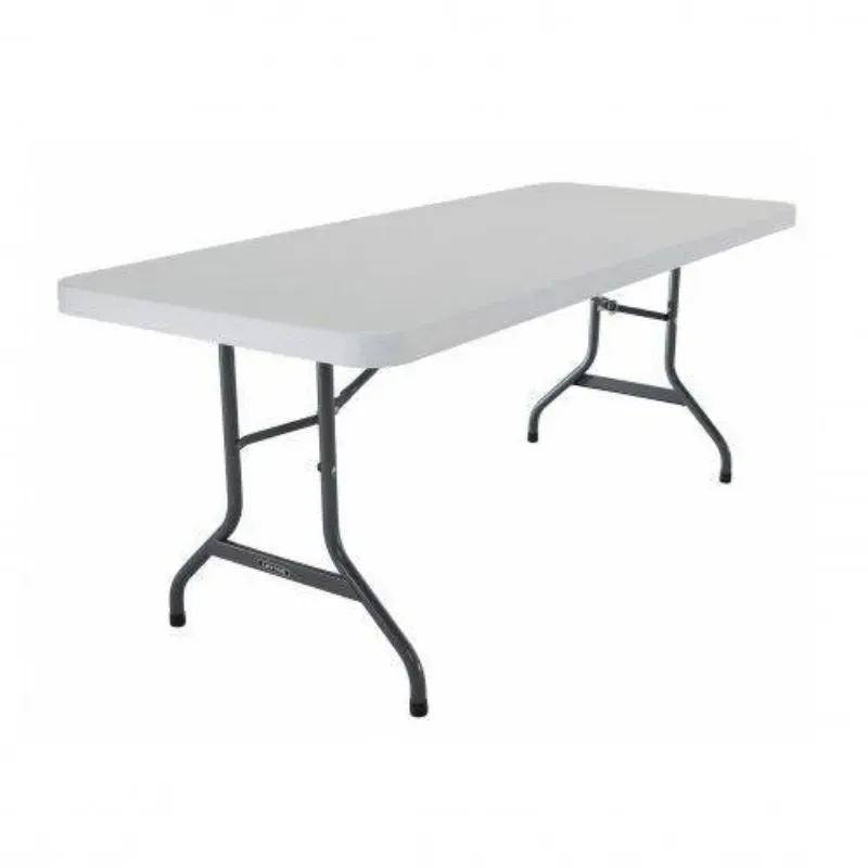 Table pliante collectivité en polyéthylène haute densité blanc Table pliante collectivité en polyéthylène haute densité blanc