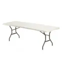 Table pliante plastique blanc