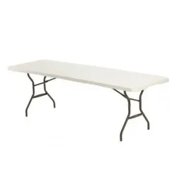 Table pliante plastique blanc