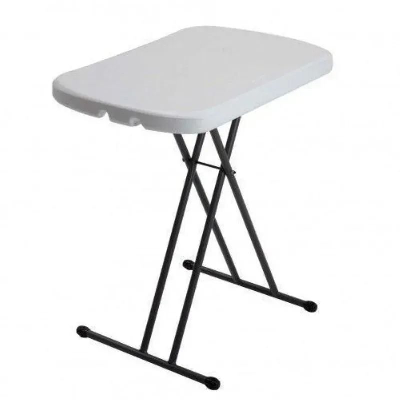 Table pliante d'appoint réglable en hauteur