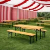 Ensemble brasserie table et bancs Bavière