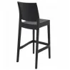 Tabouret CHR en polypro noir