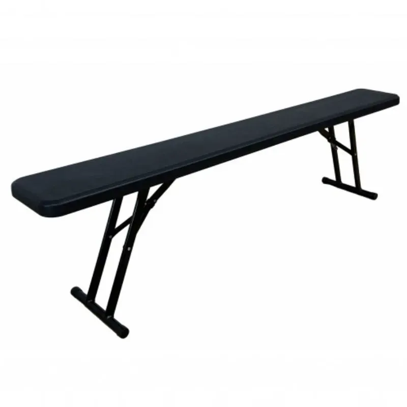 Banc pour collectivité pliant en HPDE noir