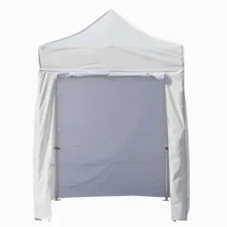 Tente de réception parapluie avec murs pleins en PVC