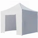 Abri stand de 3 mètres/3 toit + murs pleins en PVC