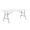 Table pliante en polypro blanc Table pliante en polypro blanc