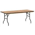 Table en bois pliante longueur 183 cm Table en bois pliante longueur 183 cm
