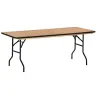 Table en bois pliante longueur 183 cm Table en bois pliante longueur 183 cm