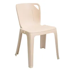 chaise monobloc beige chaise monobloc beige