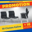 Lot chaise empilable