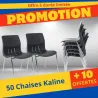 Lot chaise empilable