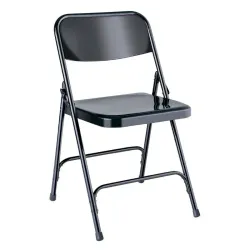 Chaise pliante noire Chaise pliante noire