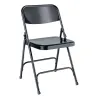 Chaise pliante noire