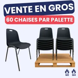 Chaise à coque empilable Emma en gros Chaise à coque empilable Emma en gros