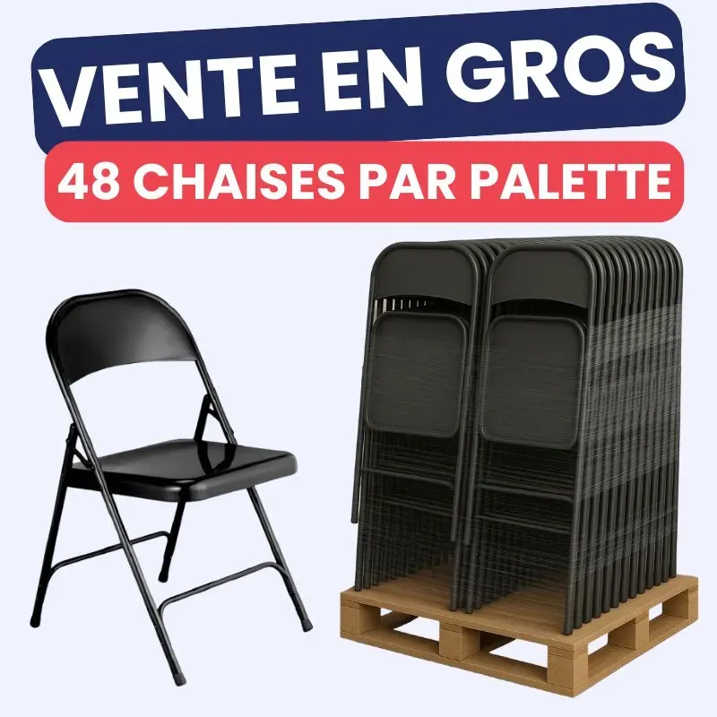 Vente en gros - chaises pliantes en métal Europ Vente en gros - chaises pliantes en métal Europ