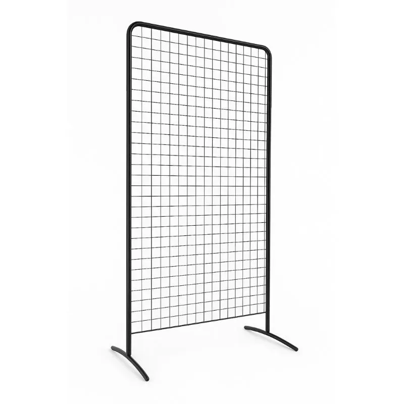 Grille d'exposition sur pied rotatif Grille d'exposition sur pied rotatif