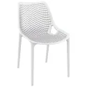 Chaise polypropylène blanche