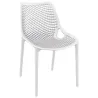 Chaise polypropylène blanche