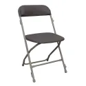 Chaise pliante métallique