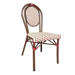 chaise bistrot rouge