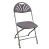 Chaise collectivité pliable et empilable en polypro de couleur grise