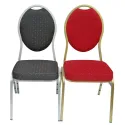 Chaise pour réception 2 versions : noir et argent et rouge et or