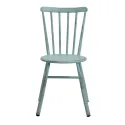 Chaise pour restauration à barreau de couleur bleue