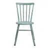 Chaise pour restauration à barreau de couleur bleue