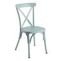 Chase de restaurant aluminium bleue
