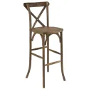 Chaise haute en bois pour bar