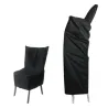 Chaise couverte avec housse individuelle et housse de pile de chaises