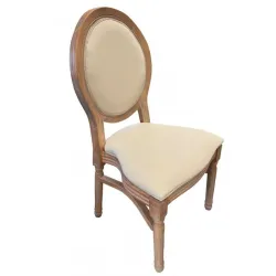 Chaise de réception dossier et assise rembourrés Chaise de réception dossier et assise rembourrés
