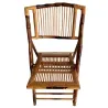 Chaise de réception pliable en bambou