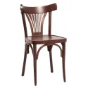 Chaise pour restaurant en bois de hêtre wengé