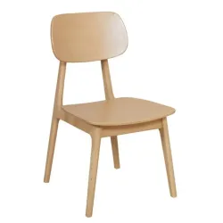 Chaise pour professionnel en bois de hêtre verni naturel Chaise pour professionnel en bois de hêtre verni naturel