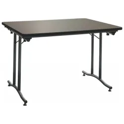 Table rectangle pliante grise Table rectangle pliante grise