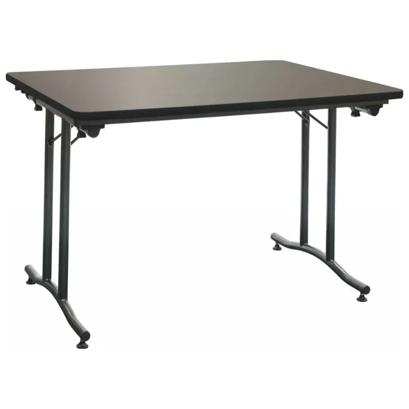 Table rectangle pliante grise Table rectangle pliante grise
