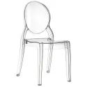 Chaise de réception en polypro transparente
