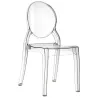 Chaise de réception en polypro transparente