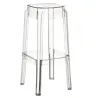 Tabouret de bar en polycarbonate transparent