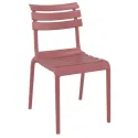 Chaise professionnel rouge Marsala