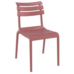Chaise professionnel rouge Marsala