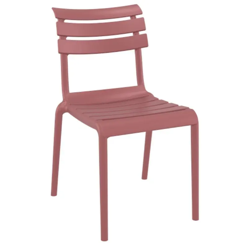 Chaise professionnel rouge Marsala