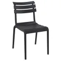 Chaise terrasse professionnel noir