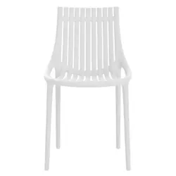 Chaise pour terrasse éco conçue blanche