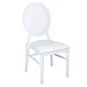 Chaise médaillon blanche en polypropylène